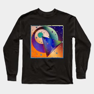 Vulcan IDIC Pop Art I - Dark Long Sleeve T-Shirt